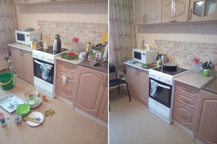 уборка двухкомнатной квартиры